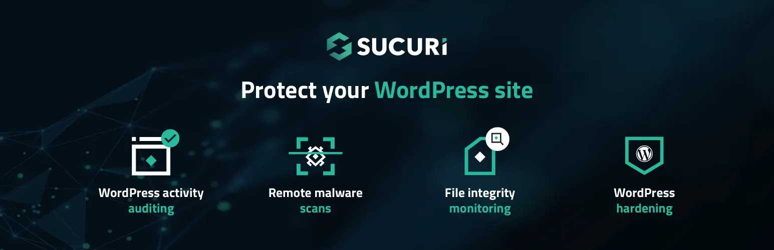 افزونه Sucuri Security برای محافظت از سایت وردپرسی در برابر تهدیدات امنیتی و بدافزارها.